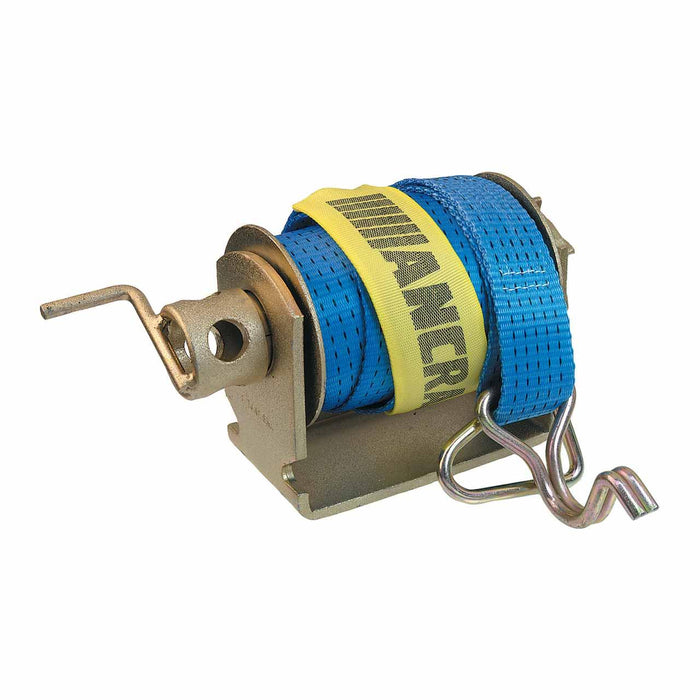 Slide-On Ratchet Cap Winch c/w 50mm x 12m Strap -ANCRA - 49203-20-12MTR-L