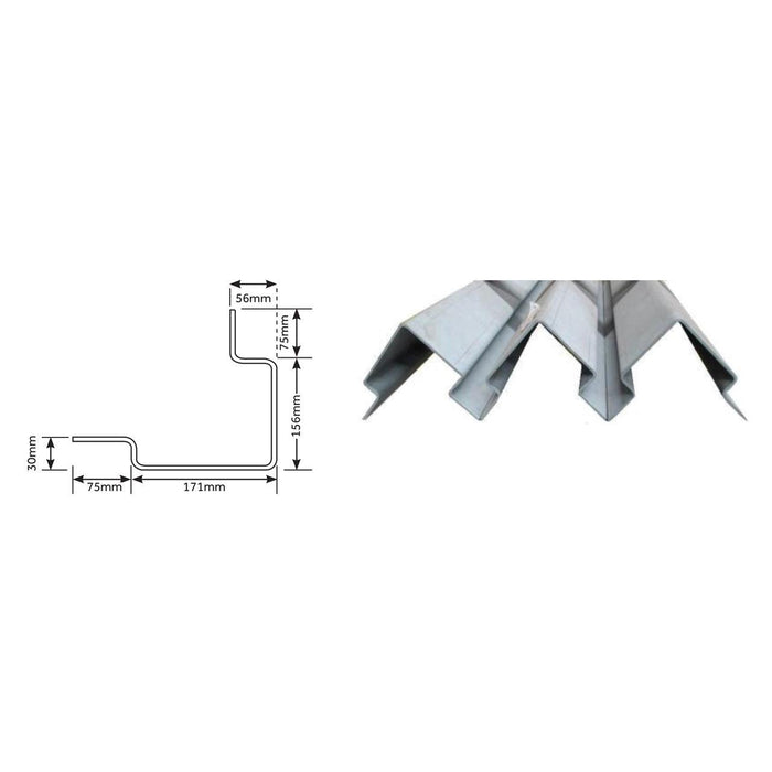 High Cube Front Corner Post - Length 2743mm