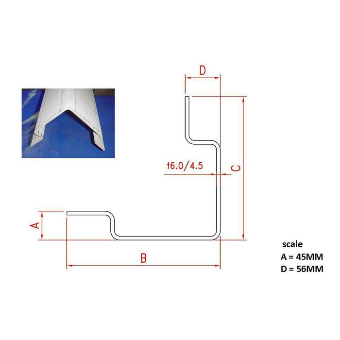 Drawing - Front Corner Post