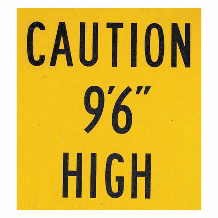 Caution Decal - 9'6"