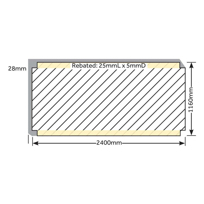 Drawing - Ply Container Floor 2440mm x 1160mm