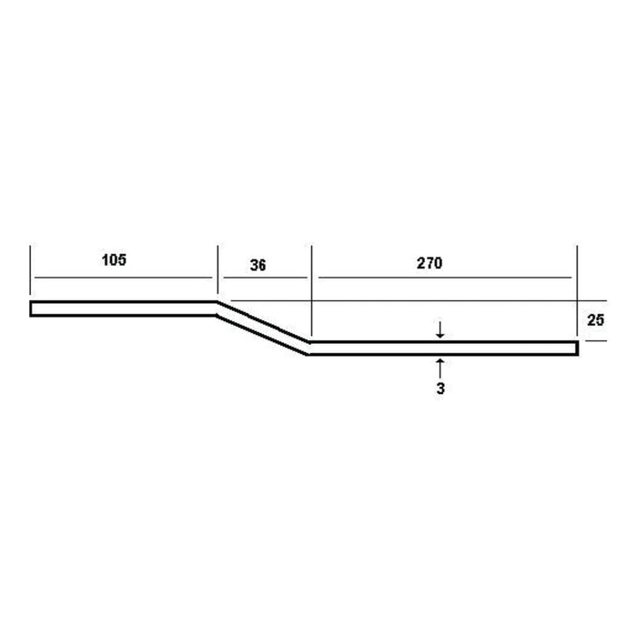 Drawing - Outer Plate Steel Door Header