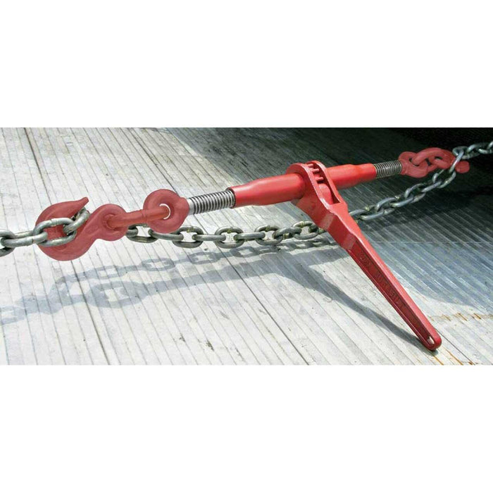 10mm Red Ratchet Loadbinder in action