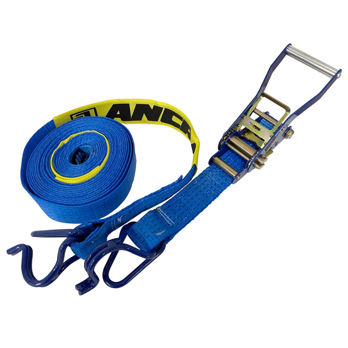 Ancra Cargo 50mm x 9mtr Reverse Short Handle Ratchet Tie-Down Strap
