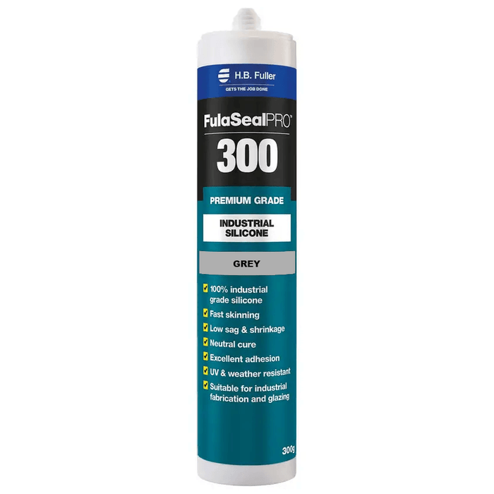 Grey Silicone Sealant 300g Plastic Tube