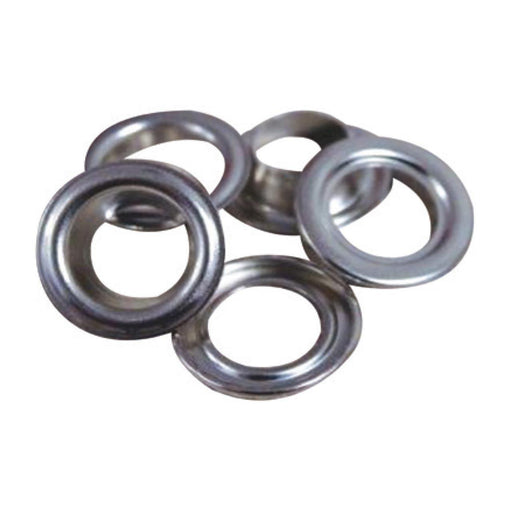 50mm Silver Steel Tarpaulin Round Eyelet