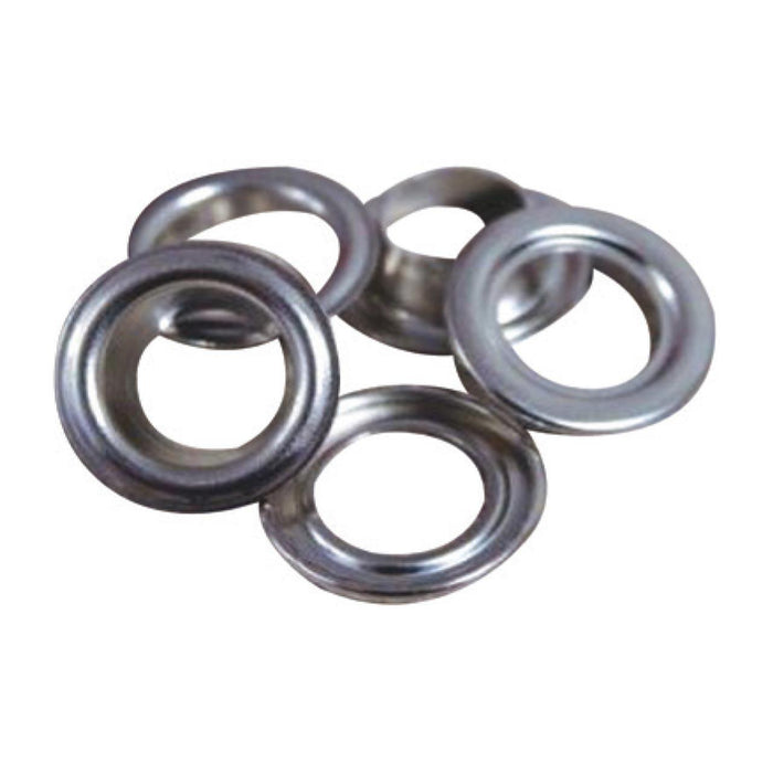 50mm Silver Steel Tarpaulin Round Eyelet