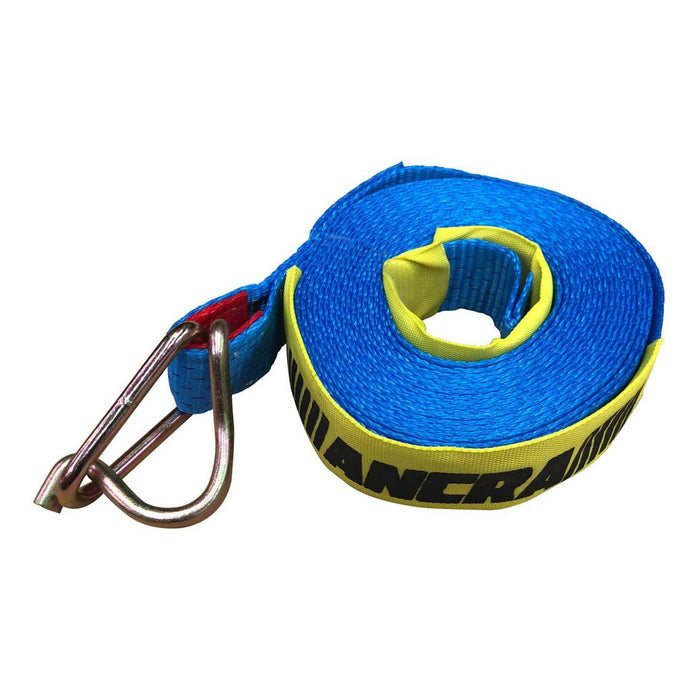 Replacement Winch Strap with Hook and Keeper - 50mm x 9m