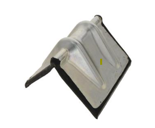 Ancra Cargo Heavy-Duty Steel Corner Protector w/Rubber Backing - RT-CNRPROSRB
