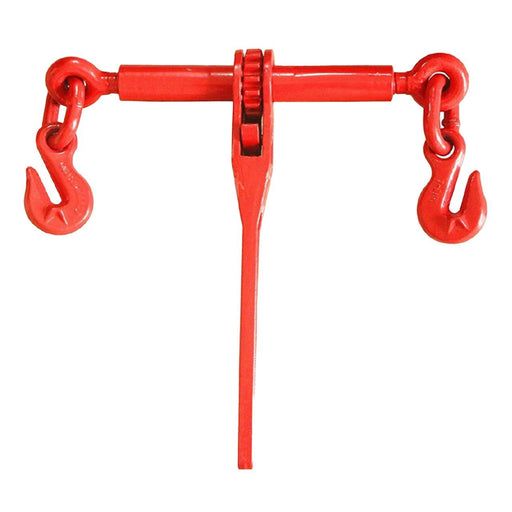 10mm Red Ratchet Loadbinder c/w Grab Hooks