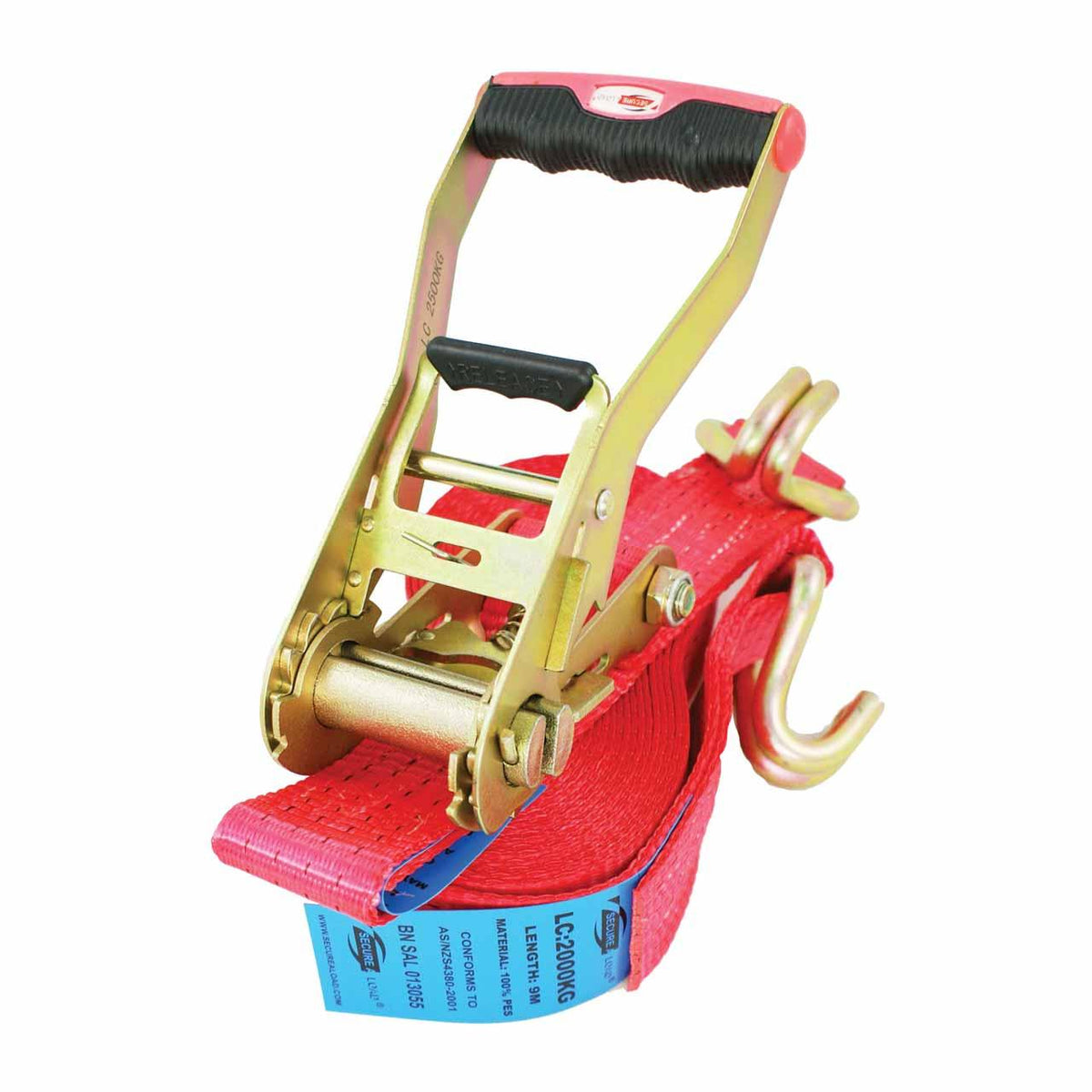 Container Check Strap Secure A Load 50mm x 9m Container Ratchet Tie-Down Strap — Ancra Cargo